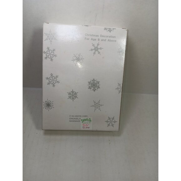 Vintage Miniature Christmas Ornaments Silvestri Iridescent Opalescent Colorful - Picture 3 of 3